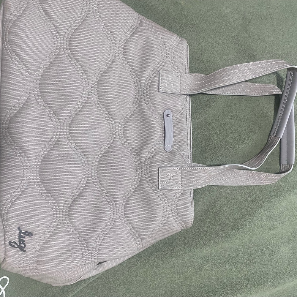 Lug Light Gray Quilted Tote Bag